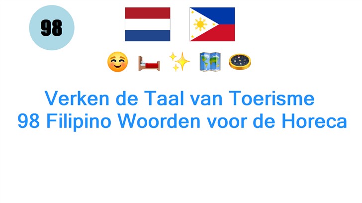 Verken de Taal van Toerisme: 98 Filipino Woorden voor de Horeca